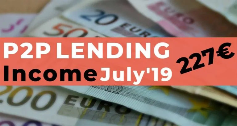 P2P Lending Income July 2019